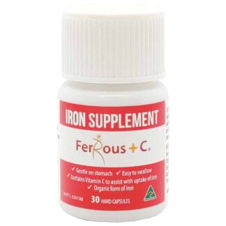 Ferrous + C Iron Supplement 30 Capsules