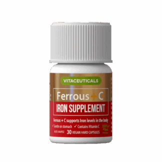 Vitaceuticals Ferrous + C Iron Supplement 30 Hard Capsules
