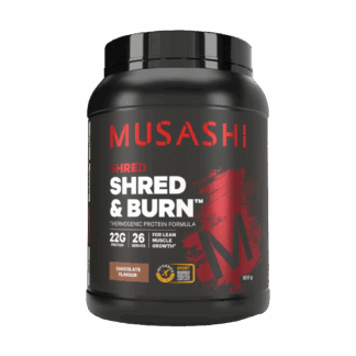 MUSASHI Shred & Burn 2KG Protein Powder - Chocolate Milkshake