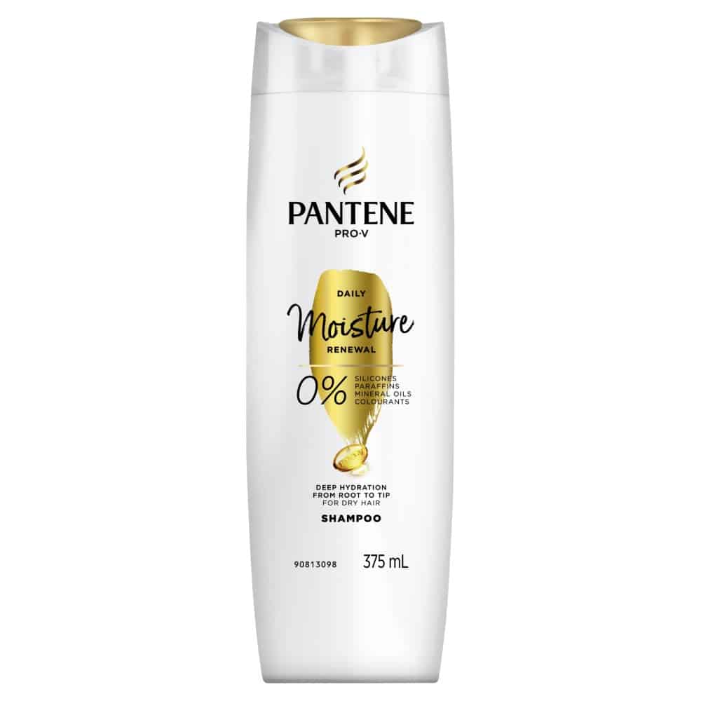 Pantene Pro-V Daily Moisture Renewal Shampoo 375mL Deep Hydration for Dry Hair