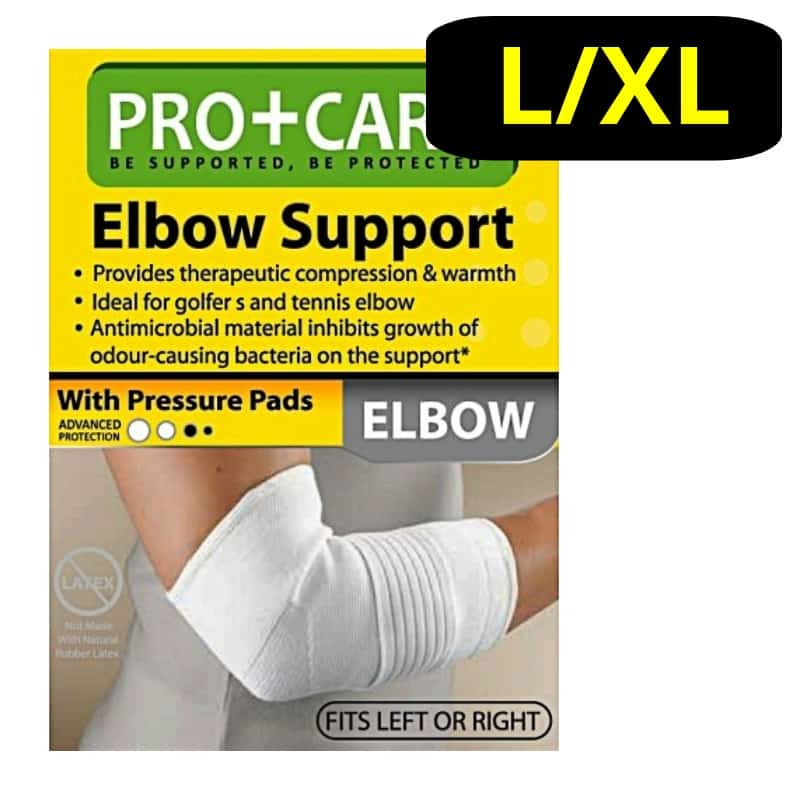 Pro+Care Elbow Support with Pressure Pads (L/XL) Discomfort ProCare GS-342