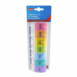 Surgical Basics Tablet & Vitamin Planner (17cm x 5cm x 3.2cm)