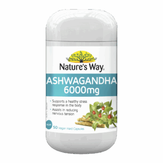 Nature's Way Ashwagandha 6000mg 50 Capsules