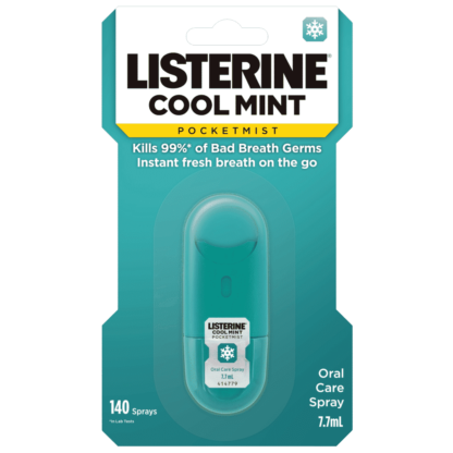 Listerine PocketMist Cool Mint Oral Care Spray 7.7mL