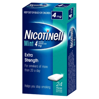 Nicotinell Chewing Gum Nicotine 4mg 24 Pieces - Mint