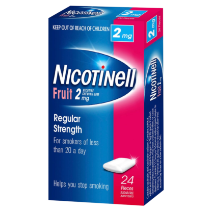 Nicotinell Chewing Gum Nicotine 2mg 24 Pieces - Fruit