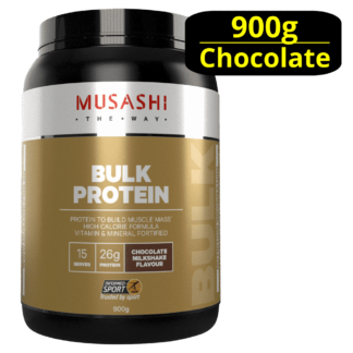 MUSASHI Bulk Protein 900g Powder - Chocolate Milkshake