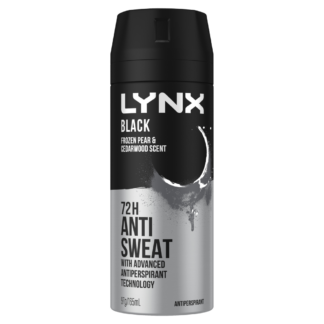 Lynx Black Antipersirant Spray 165mL