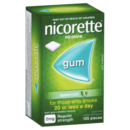 Nicorette Gum Nicotine 2mg 105 Pieces - Spearmint