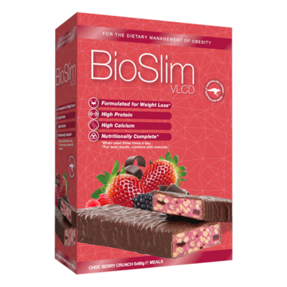 BioSlim Bars VLCD 5 x 60g - Choc Berry  Crunch