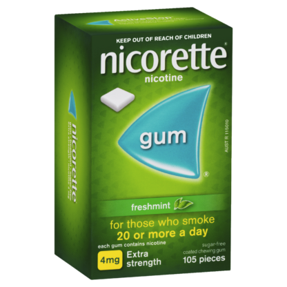 Nicorette Gum Nicotine 4mg 105 Pieces - Freshmint
