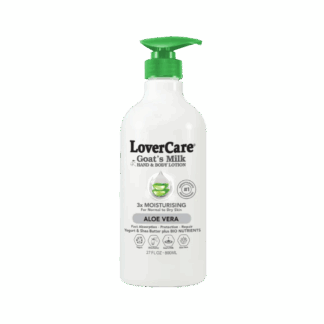 Lovercare Goat's Milk Hand & Body Lotion 800mL - Aloe Vera
