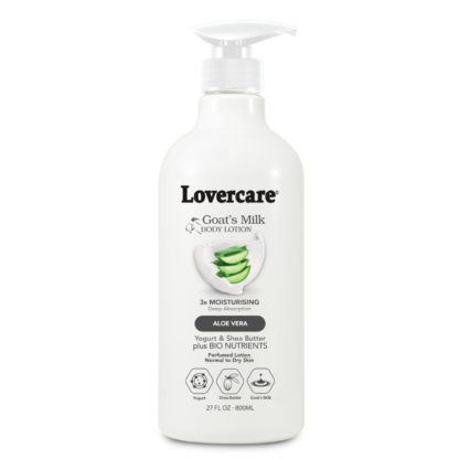 Lovercare Goat's Milk Body Lotion 800mL - Aloe Vera