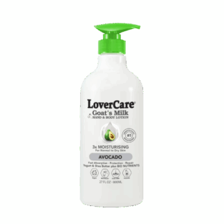 LoverCare Goat's Milk Hand & Body Lotion 800mL - Avocado