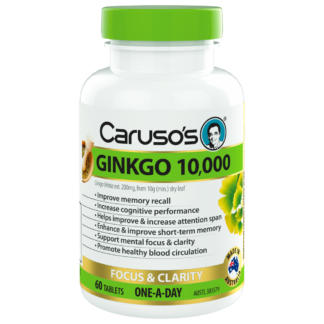 Caruso's Ginkgo 10000 60 Tablets