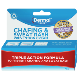 Dermal Therapy Chafing and Sweat Rash Prevetion Cream 75g
