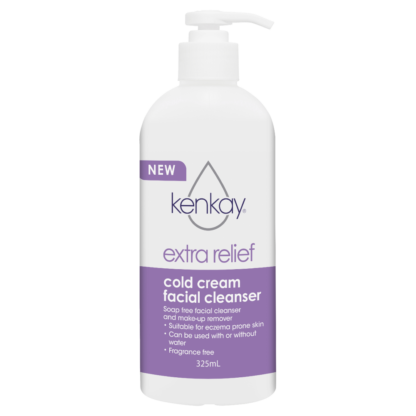 Kenkay Extra Relief Cold Cream Facial Cleanser 325mL Pump