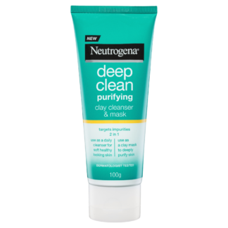 Neutrogena Deep Clean Purifying Clay Cleanser & Mask 100g
