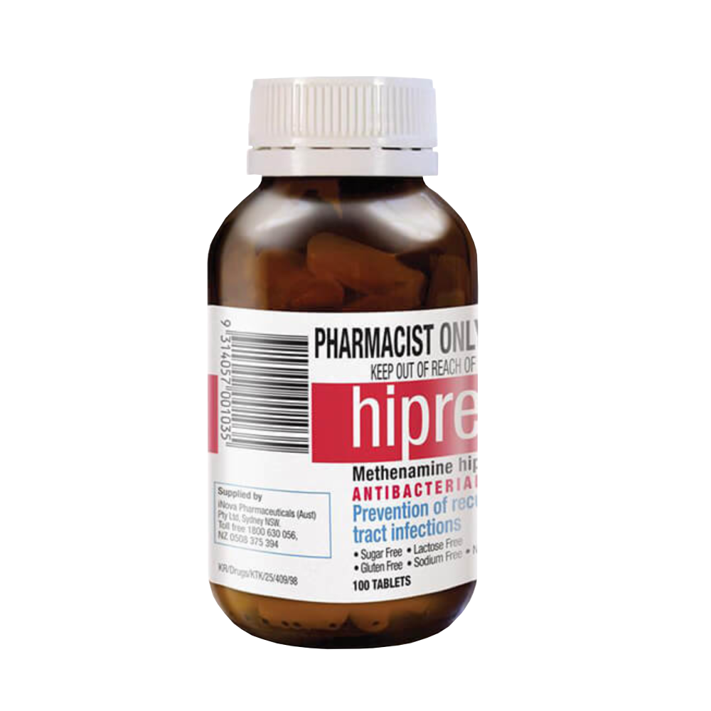 Hiprex Antibacterial Methenamine Hippurate 1g 100 Tablets - Image 2