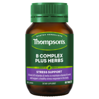 Thompson's B Complex Plus Herbs 60 Tablets