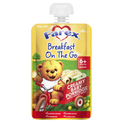 Farex Breakfast On The Go 120g - Creamy Baby Porridge