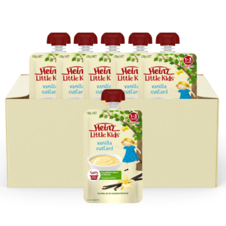 6 x Heinz Little Kids 120g - Vanilla Custard Flavour