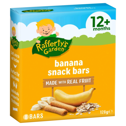 Rafferty's Garden Banana Snack Bars 8 x 128g