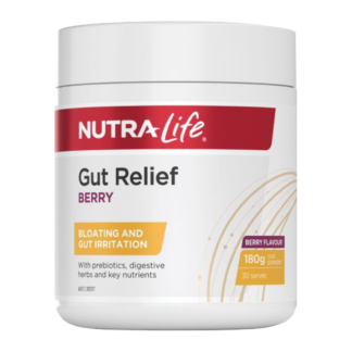 Nutra-Life Gut Relief 180g Oral Powder - Berry Flavour