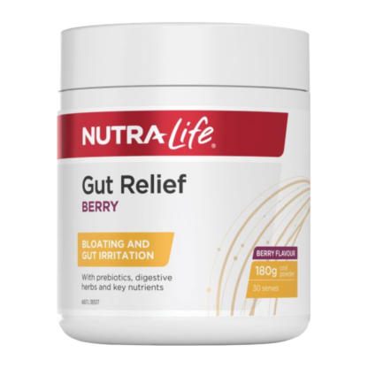 Nutra-Life Gut Relief 180g Oral Powder - Berry Flavour