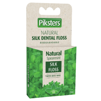 Piksters Natural Silk Dental Floss 25m - Spearmint Flavour