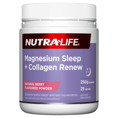 Nutra-Life Magnesium Sleep + Collagen Renew 250g Powder