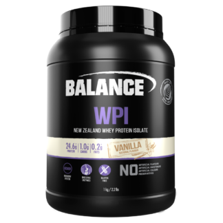Balance Whey Protein Isolate 1KG Powder Vanilla