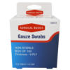 Surgical Basics Gauze Swabs 100 Pack (7.5cm x 7.5cm)