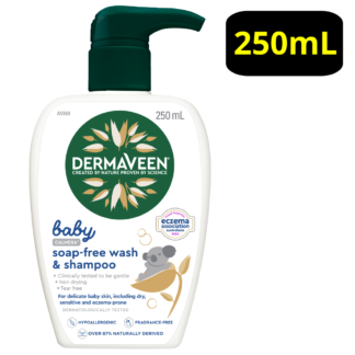 DermaVeen Baby Calmexa Soap-Free Wash & Shampoo 250mL