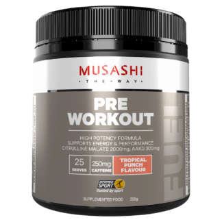 MUSASHI PRE WORKOUT 225g - Tropical Punch