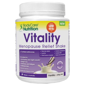 BodyCare Nutrition Vitality Menopause Relief Shake 600g - Vanilla