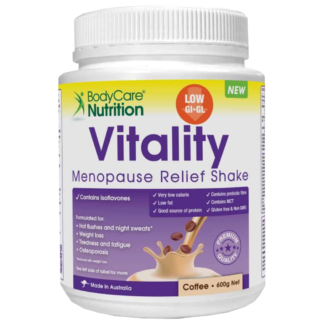 BodyCare Nutrition Vitality Menopause Relief Shake 600g - Coffee