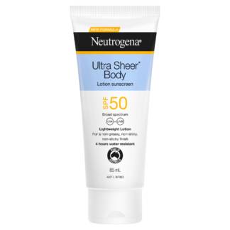 Neutrogena Ultra Sheer Body Lotion Sunscreen SPF 50 85mL
