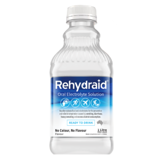 Rehydraid Oral Electrolyte Solution 1 Litre - No Colour/Flavour