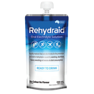 Rehydraid Oral Electrolyte Solution 250mL - No Colour/Flavour
