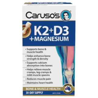 Caruso's K2 + D3 + Magnesium 30 Day Supply