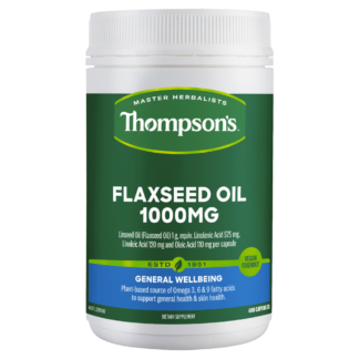 Thompson's Flaxseed Oil 1000mg 400 Capsules