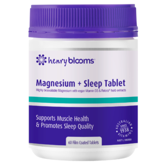 Henry Blooms Magnesium + Sleep 60 Film Coated Tablets