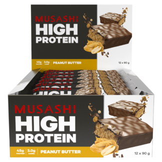 MUSASHI High Protein Bars - Peanut Butter