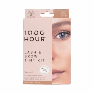 1000 Hour Gentle Plant Extract Lash & Brow Dye Kit - Light Brown/Blonde