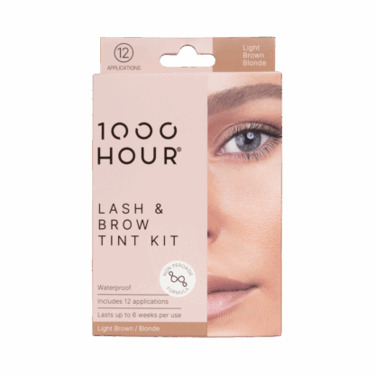 1000 Hour Gentle Plant Extract Lash & Brow Dye Kit - Light Brown/Blonde