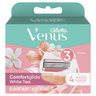 Gillette Venus Comfortglide White Tea Refills 4 Pack