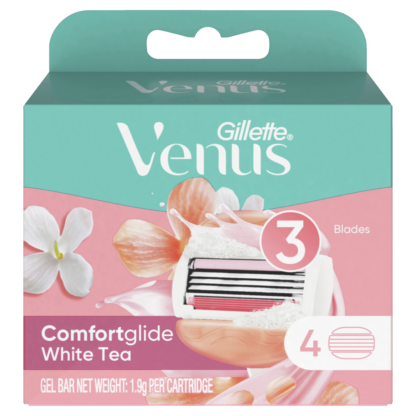 Gillette Venus Comfortglide White Tea Refills 4 Pack