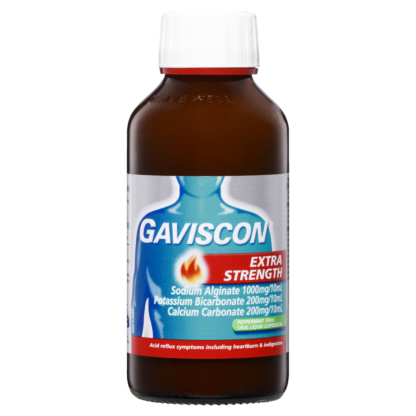 Gaviscon Extra Strength Oral Liquid Suspension 300mL - Peppermint Flavour