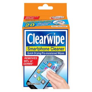 Clearwipe Smartphone Cleaner Wipes 20 Pack